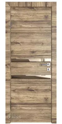 515 Лофт светлый/зеркало Бронза