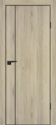 P-21 черный молдинг PET, кромка ABS черная c 4-х ст. Дуб молочный