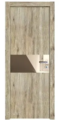 501 Рустик натуральный/зеркало Бронза