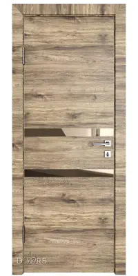 513 Лофт светлый/зеркало Бронза