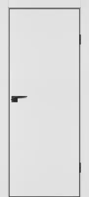 P-1 кромка ABS черная c 4-х ст. Белый матовый