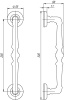 Ручка-скоба Fuaro (Фуаро) PULL.SM250.PALAZZO AB-7 (PALAZZO PULL SM) матовая бронза