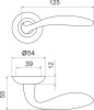 Ручка Armadillo (Армадилло) раздельная R.LD54.Virgo (Virgo LD57) AB/GP-7 бронза/золото