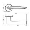 Ручка Armadillo (Армадилло) раздельная R.URB52.SQUID (SQUID URB9) GOLD-24 золото 24К